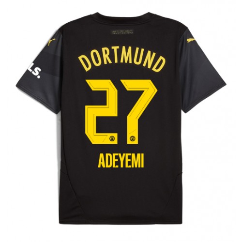 Moški Nogometni dresi Borussia Dortmund Karim Adeyemi #27 Gostujoči 2024-25 Kratek Rokav